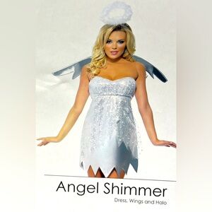Shimmery Sequin Angel costume